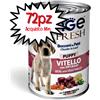 MONGE FRESH CANE PUPPY UMIDO 400 G BOCCONI IN PATE' VITELLO E ORTAGGI PREZZO A LATTINA