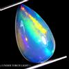 Egemdiamond Pera Cab AAA Floreale Flash Gioco Di Colore Cristallo Opale Fuoco 2.69ct 15x9mm