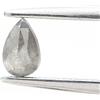 NATURAL ROSE CUT DIAMONDS Anello Regalo In Argento Con Diamante Naturale 0.35tcw Taglio Pera Completo