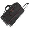 travelite borsone trolley da viaggio con ruote media, espandibile, BASICS, trolley da stiva, valigia media morbida, luggage, 55 cm, 51-64 litri
