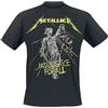 Metallica ...And Justice for all - Tracklist Uomo T-Shirt Nero 100% Cotone Regular
