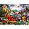 Ravensburger - Puzzles Dinosauri Colorati | Puzzle 3 Anni In Su | Puzzle Bambini 3 Anni In Su 35 Pezzi | 26 X 18 Cm Puzzles Per Bambini | Regalo Bambo e Bimba