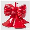 Enzo De Gasperi EDG Enzo de Gasperi Base per Albero di Natale Fiocco Rosso Grande H57 D50 cm