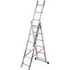 - Scala trasformabile in alluminio Modula 3x6 gradini P max 150 kg