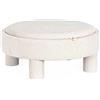 - Pouf tondo Talya Ø80xh34 cm bianco