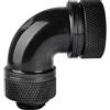 Thermaltake Pacific G1/4 PETG Tube raffreddamento ad acqua 90 Degree 16 mm per PC Nero