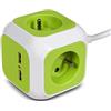 Green Blue Presa di corrente quadrupla MagicCube, 2 ingressi USB 1.4m GreenBlue GB118