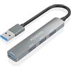 AISENS Hub USB A106-0859 Grigio (1 Pezzo)