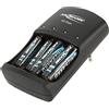 ANSMANN NiZn Charger Caricabatteria - Caricatore Per NiZn Batterie - Pile Nichel-Zinco 1,6V AAA - AA - Mignon - Micro