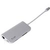 Lmp 14368 - Minidock USB-C, 8 Porte, Silver