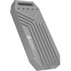 Icy Box (USB4) M.2 NVMe, Fino a 40 Gbps, USB-C Gen 3x2, per SSD M.2 2280 NVMe, Montaggio Senza Attrezzi, alloggiamento di Raffreddamento in Alluminio, Plug & Play, IB-1919M-C42