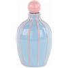 Cupido&Co. Oliera Azzurra Righe Rosa con Scatola D 9,5 Cm H 16,5 Cm