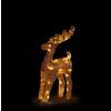 Bizzotto Renna Natalizia Penny Oro 50 MicroLED Luce Calda IP20 27x13xH50 cm - Decorazione Luminosa