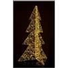 Bizzotto Pino Natalizio Hoover Oro con 720 Micro LED Classic H 120 cm Decorazione Luminosa