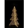 Bizzotto Pino Natalizio Hoover Oro con 600 Micro LED Classic H 100 cm Decorazione Luminosa