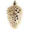 ARPIMEX Pigna Natalizia 9 x 17 Cm Plastica Oro