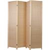 Ad Trend Paravento a 3 Ante in Bamboo Naturale 200 x 180 Cm