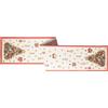 Bizzotto Runner Mabel con Albero di Natale 183 x 33 Cm Bianco