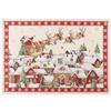 Bizzotto Tovaglietta di Natale Lapland 48 x 33 Cm Bianco