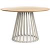 Bizzotto Tavolo Cillian Rotondo D 120 Cm Warm Grey Natural
