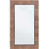 Bizzotto Specchio con Cornice Alfada 106 x 182 Cm Legno di Noce