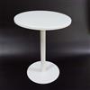 BONTURI CASA HOME DECORATION Tavolino Metallo H 50 Cm D 40 Cm Bianco