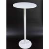 BONTURI CASA HOME DECORATION Tavolino Metallo H 90 Cm D 40 Cm Bianco