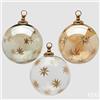 EDG Enzo De Gasperi Addobbo Palla di Natale Astra Ass. D 13 Cm Dark Gold 1 Pz