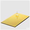 EDG Enzo De Gasperi Base Specchio Rettangolare 40 x 24,5 Cm Gold Vetro