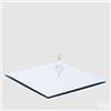 EDG Enzo De Gasperi Base Specchio Quadrata 35 x 35 Cm Silver Vetro