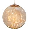 ARPIMEX Sfera Natale Vetro D 40 Cm con 200 Led