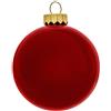 ARPIMEX Box 36 Sfere Natale Vetro D 40 Mm Rosso Scuro