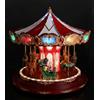 Ad Trend Giostra Carillon Natale con 133 Led D 44 Cm H 47 Cm Rosso