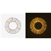 Conti Corona Natale 1200 Luci D 50 Cm Classic Warm White 8 Funzioni Adattatore