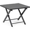 Bizzotto Tavolino Taylor 44 x 43 x H 36 Cm Grigio Scuro