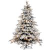 Bizzotto Albero di Natale Massive Innevato H 210 Cm 2.853 Rami 450 Led
