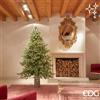 EDG Enzo De Gasperi Albero di Natale Pino Luxury H 180 Cm D 136 Cm con 3.000 Led Verde