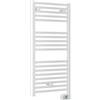 LAZZARINI - Termoarredo Scaldasalviette Elettrico Acciaio Cortina EVO Termostato Digitale Colore Bianco varie misure