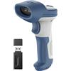 ‎Inateck Inateck 1D 2D Wireless Barcode Scanner, Bluetooth 5.0 and 2.4Ghz Connection, USB