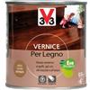 Libéron V33 Vernice per Legno Noce Scuro Satinato 0,5L