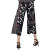 Patrizia Pepe Pantalone in raso a palazzo con doppia fantasia - MULTICOLORE 40