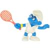 The Smurfs 20049 - Puffo stella tennis di Schleich dai Puffi - oggetto raro vintage