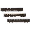 RIVAROSSI HR4365 Set livrea castano FS bagagliaio + 1 classe e 2 classe