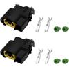 VGOL 2x Set Riparazione Connettore Bobina di Accensione a 2 Pin Compatibile con Hyundai e Compatibile con Kia 49093-0211