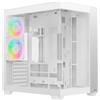 Ocypus Delta C74 ARGB, case per PC mid-tower, bianco, compatibile con schede madri ATX, Micro ATX e ITX, realizzato in acciaio SPCC, ideale per il gaming