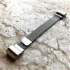 NICKSTON Bracciale Regolabile In Maglia Milanese Di Colore Argento Per Fitbit Charge 2
