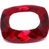 Naturale Rosso Topazio 900 KT Raro Brasiliano Cuscino Forma Certificato Loose