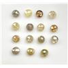 Sparkling Fancy Diamonds Lotto Diamanti Naturali 15 pz 0,46 ct 1,7 mm Rotondi Per Regalo