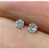 Sparkling Fancy Diamonds Coppia Di Diamanti Naturali Da 2.8MM Taglio Brillante Rotondo Di Sale E Pepe