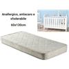 Concorde Materasso per Culla 60x130cm antisoffoco, anallergico, antiacaro e sfoderabile